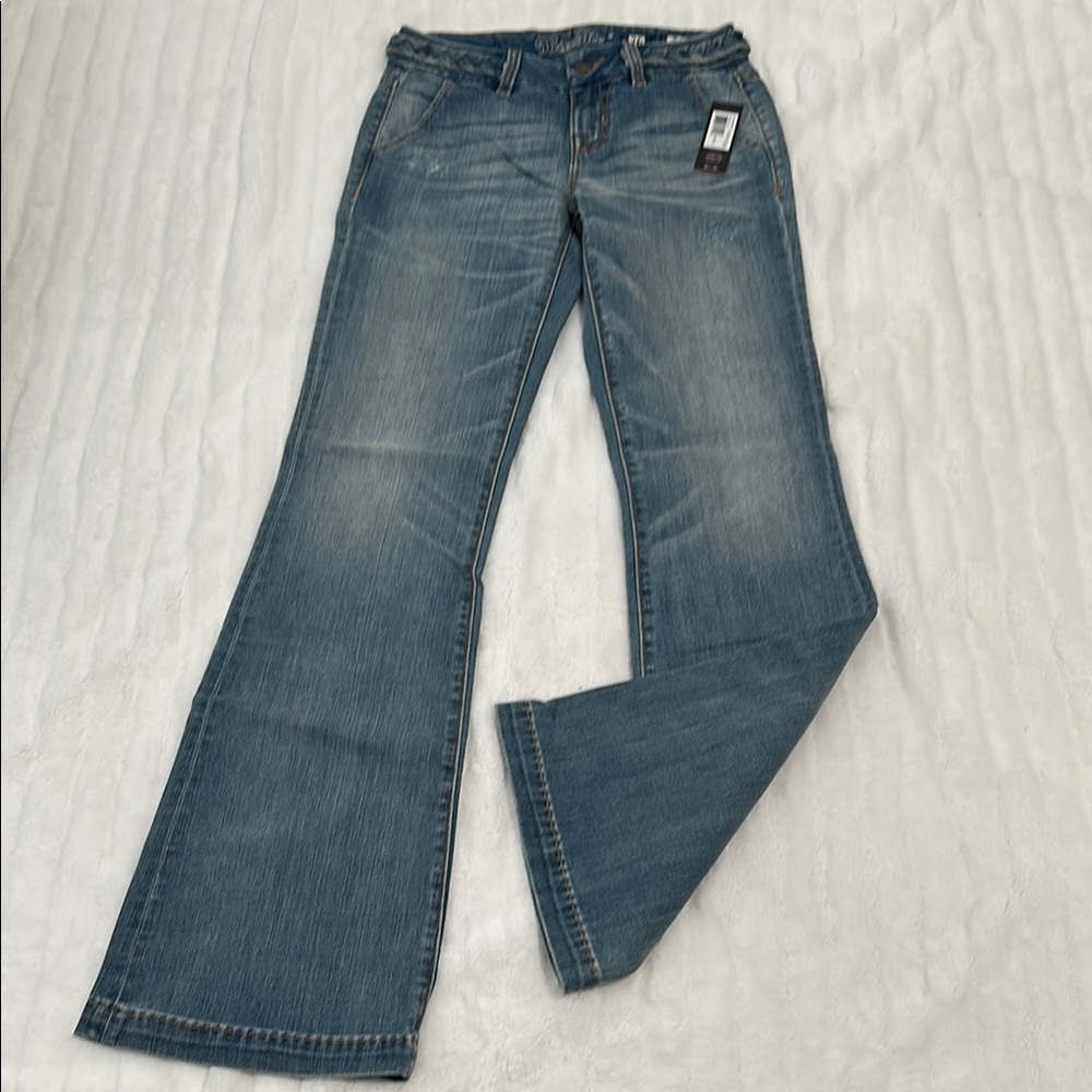 🌴 NWT Miss Me Midrise Wide Leg Jeans 34” Inseam